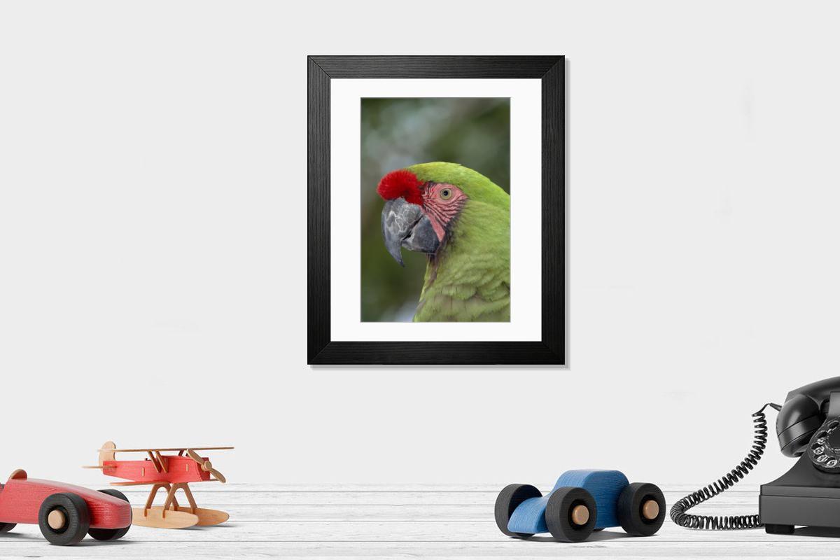 Shown hanging in a room: Modern 14"x12" (36x31cm)