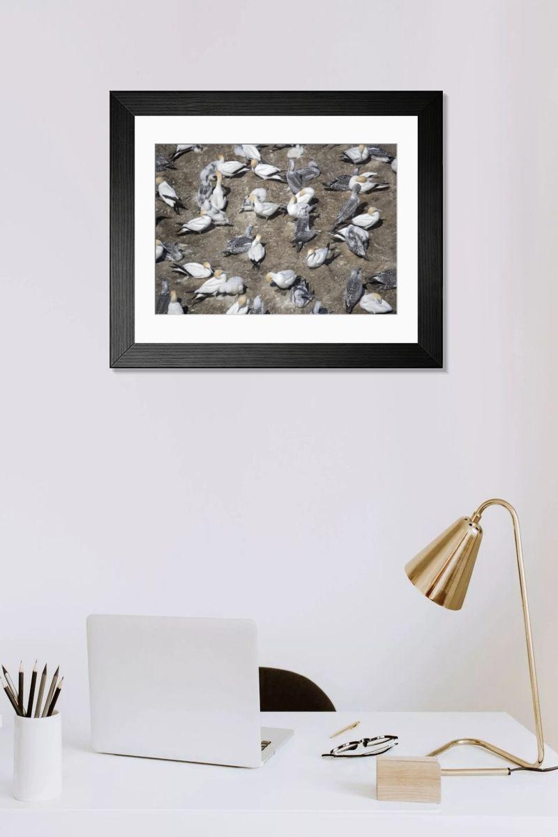 Shown hanging in a room: Modern 14"x12" (36x31cm)