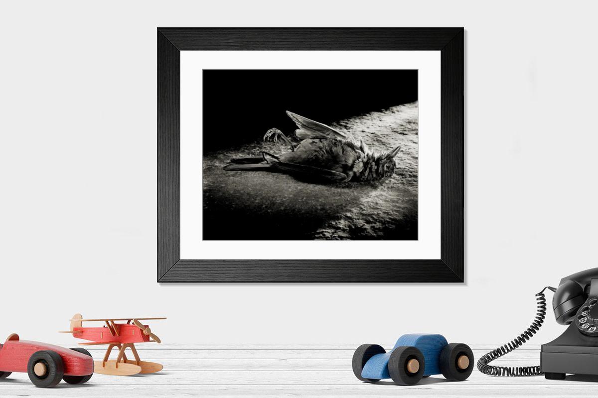 Shown hanging in a room: Modern 14"x12" (36x31cm)