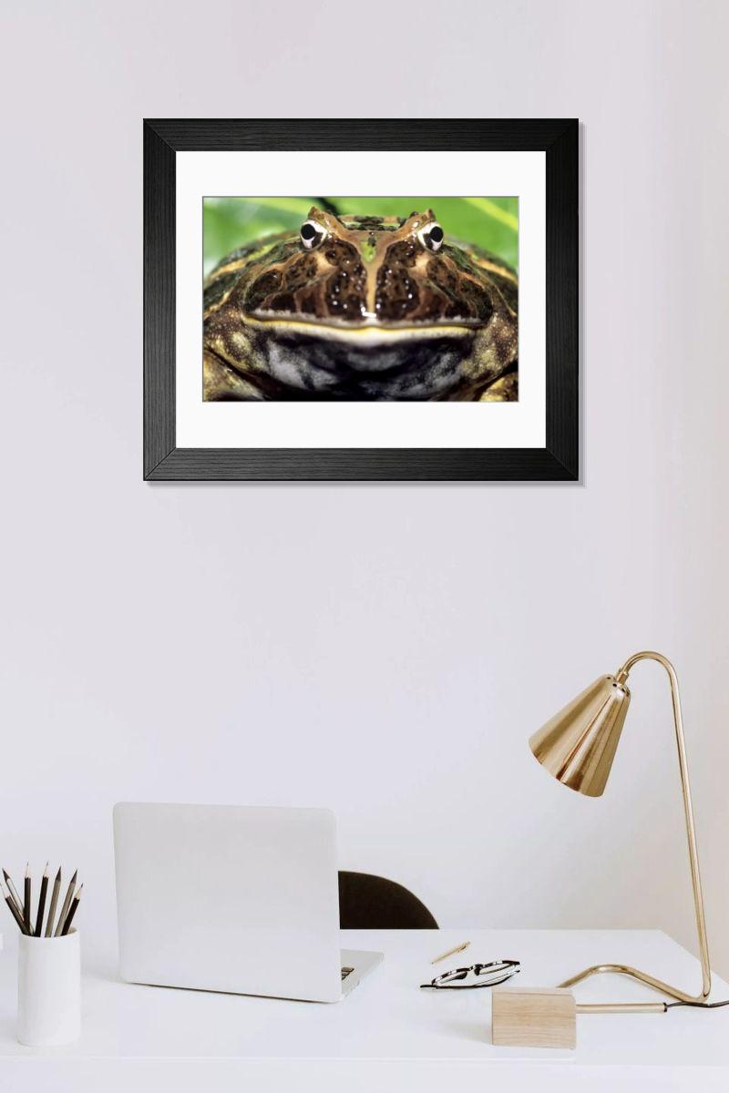Shown hanging in a room: Modern 14"x12" (36x31cm)