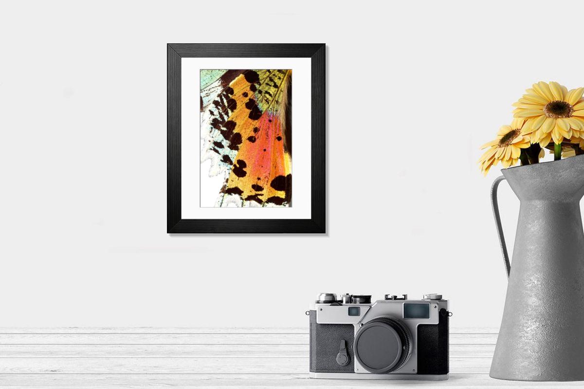 Shown hanging in a room: Modern 14"x12" (36x31cm)