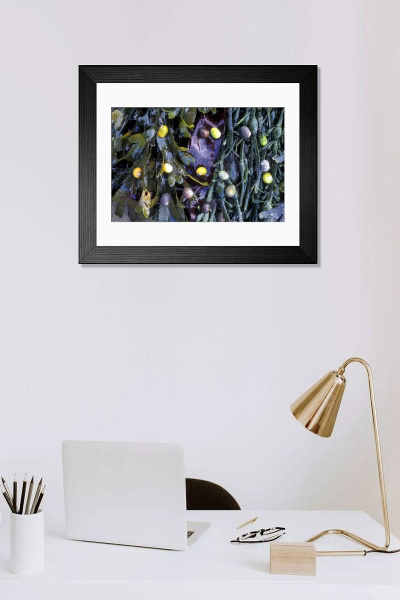 Shown hanging in a room: Modern 14"x12" (36x31cm)