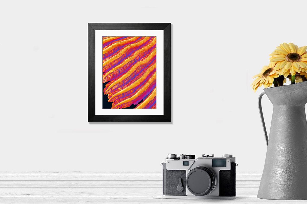 Shown hanging in a room: Modern 14"x12" (36x31cm)