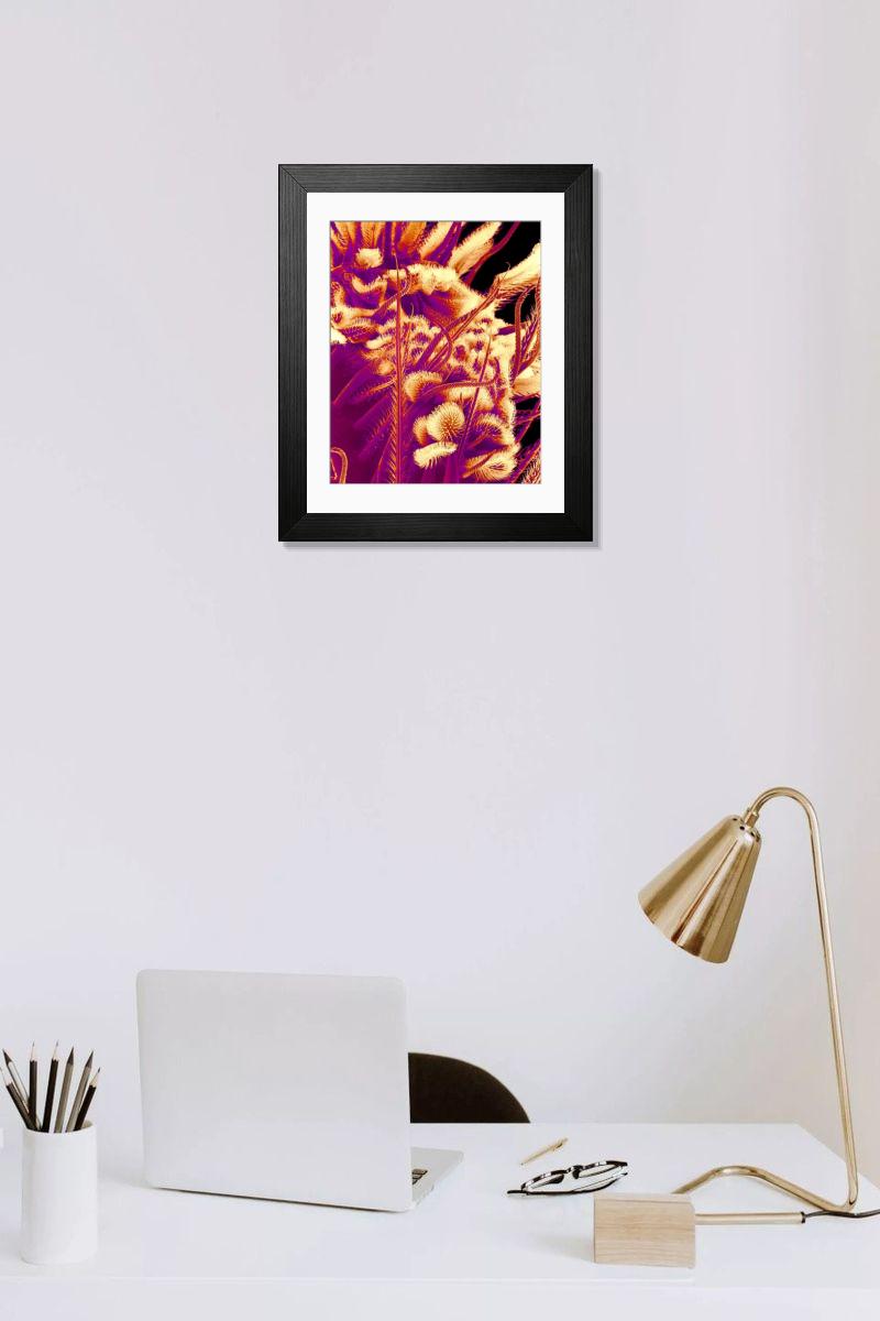 Shown hanging in a room: Modern 14"x12" (36x31cm)