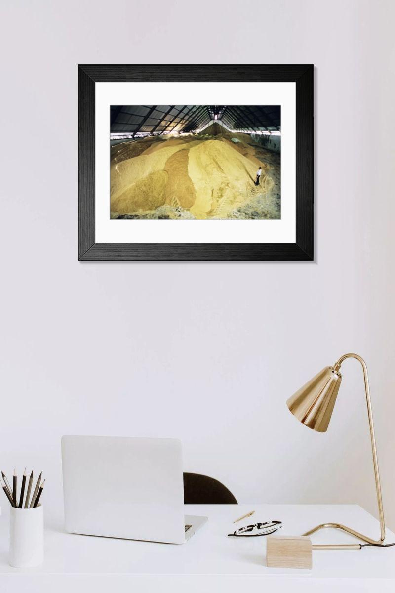 Shown hanging in a room: Modern 14"x12" (36x31cm)