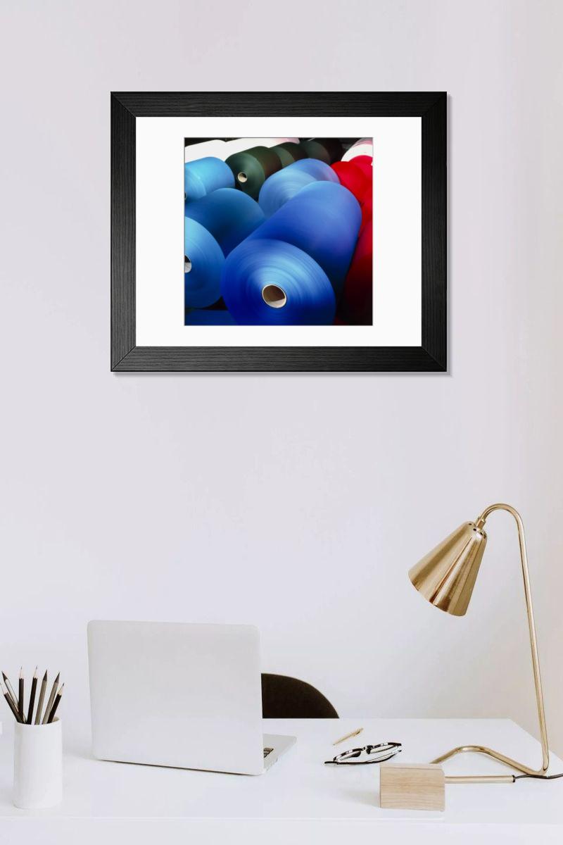 Shown hanging in a room: Modern 14"x12" (36x31cm)
