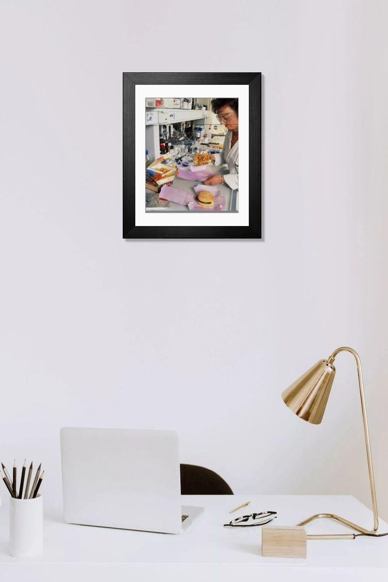 Shown hanging in a room: Modern 14"x12" (36x31cm)