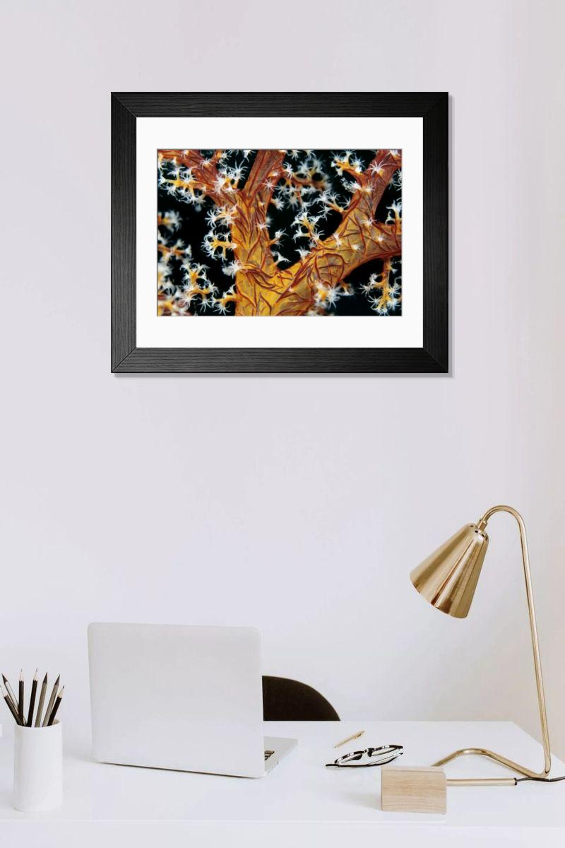 Shown hanging in a room: Modern 14"x12" (36x31cm)