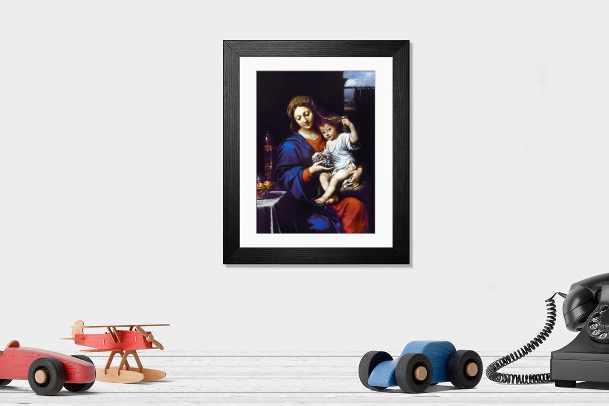 Shown hanging in a room: Modern 14"x12" (36x31cm)
