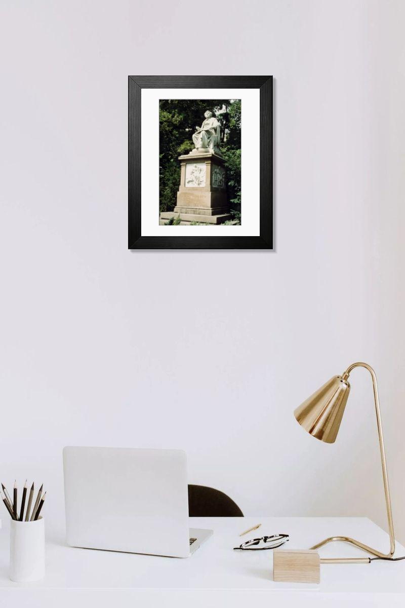 Shown hanging in a room: Modern 14"x12" (36x31cm)
