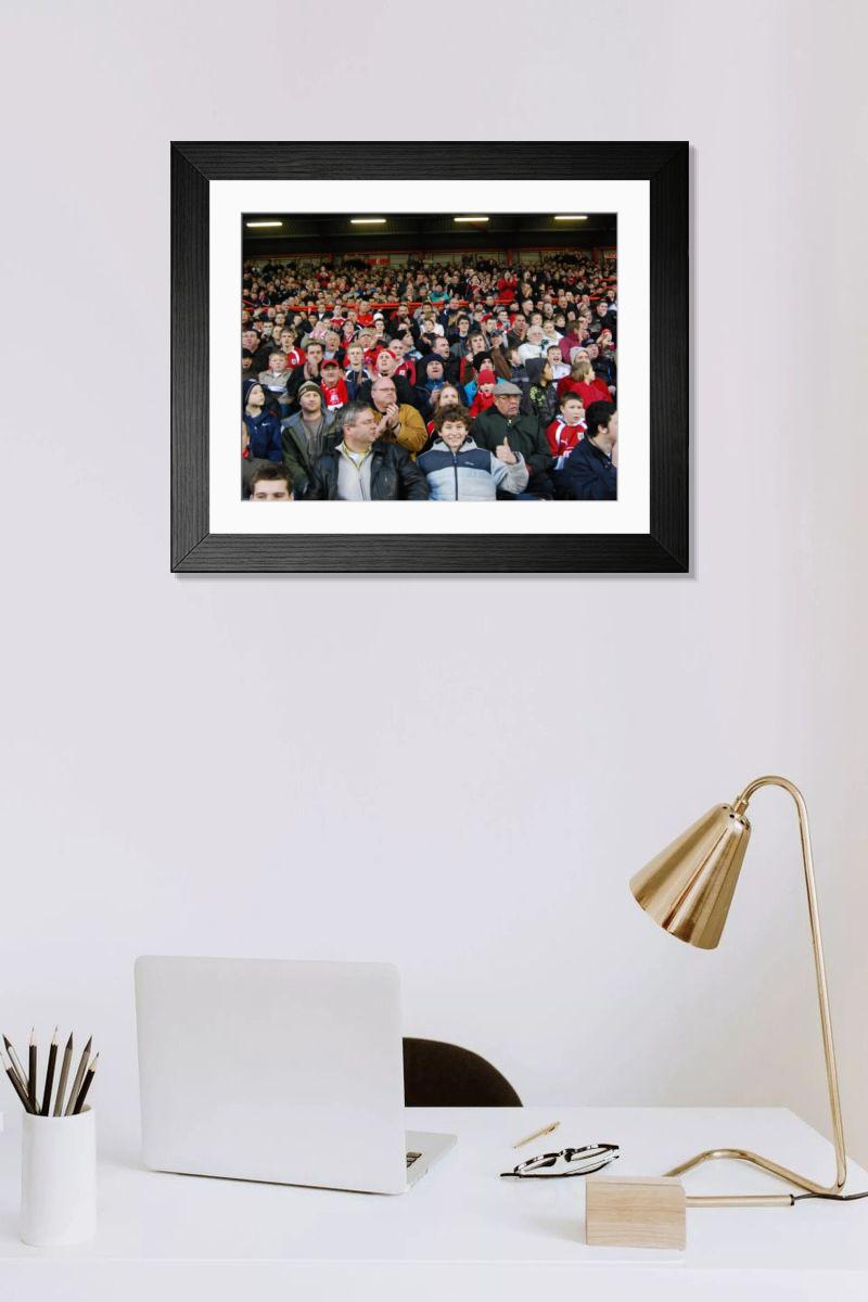 Shown hanging in a room: Modern 14"x12" (36x31cm)