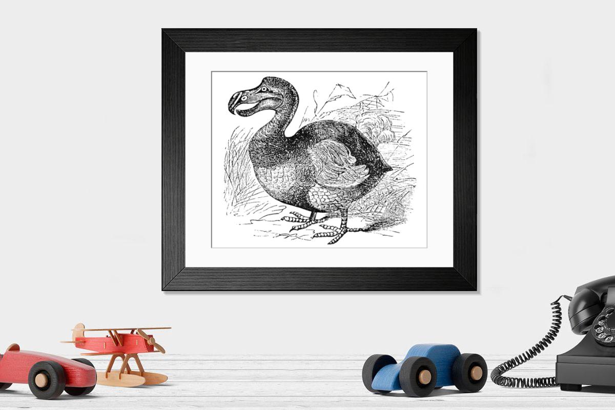 Shown hanging in a room: Modern 14"x12" (36x31cm)