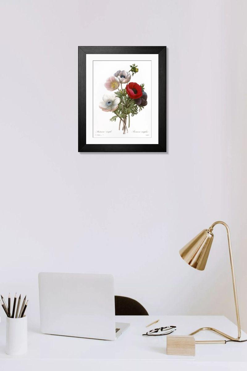 Shown hanging in a room: Modern 14"x12" (36x31cm)