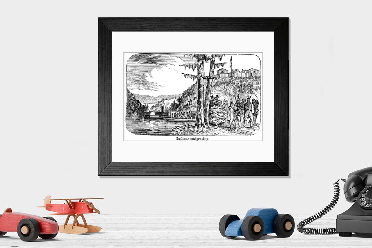 Shown hanging in a room: Modern 14"x12" (36x31cm)