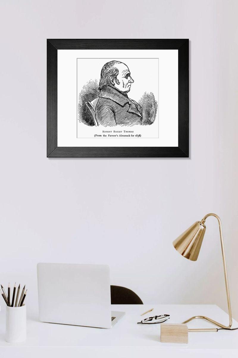 Shown hanging in a room: Modern 14"x12" (36x31cm)