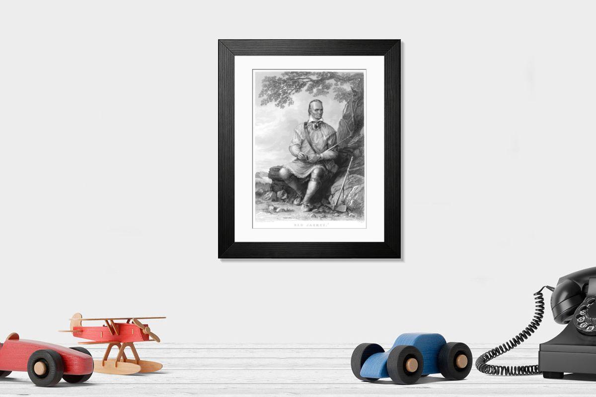 Shown hanging in a room: Modern 14"x12" (36x31cm)