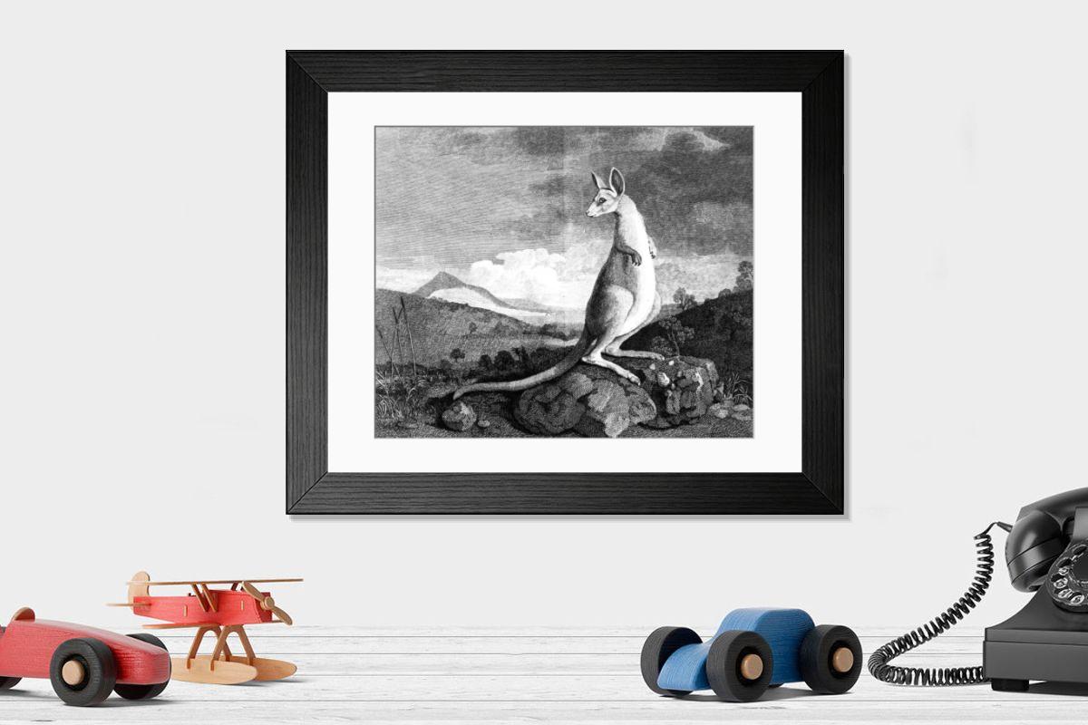 Shown hanging in a room: Modern 14"x12" (36x31cm)