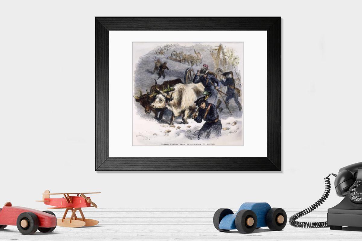 Shown hanging in a room: Modern 14"x12" (36x31cm)