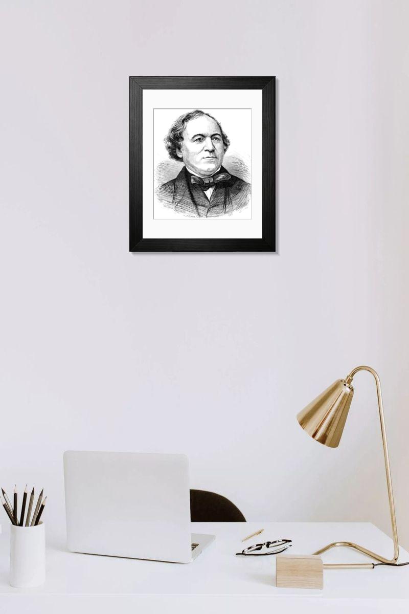 Shown hanging in a room: Modern 14"x12" (36x31cm)