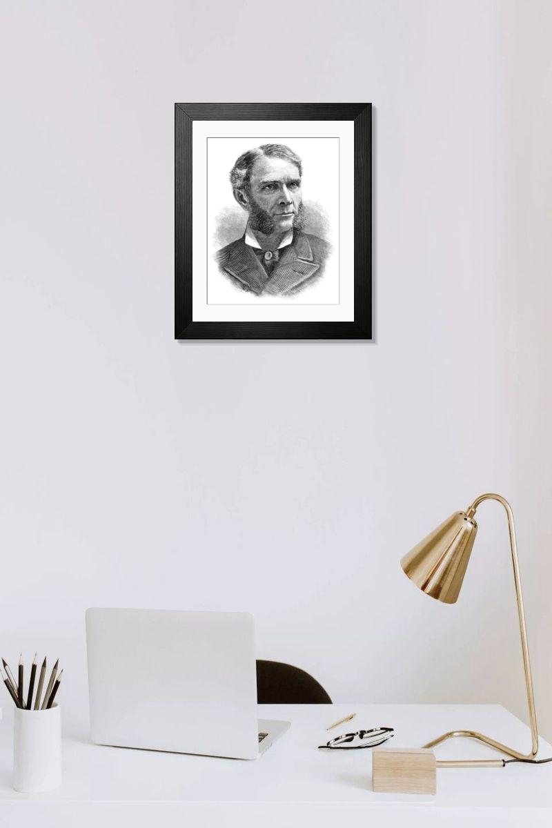 Shown hanging in a room: Modern 14"x12" (36x31cm)