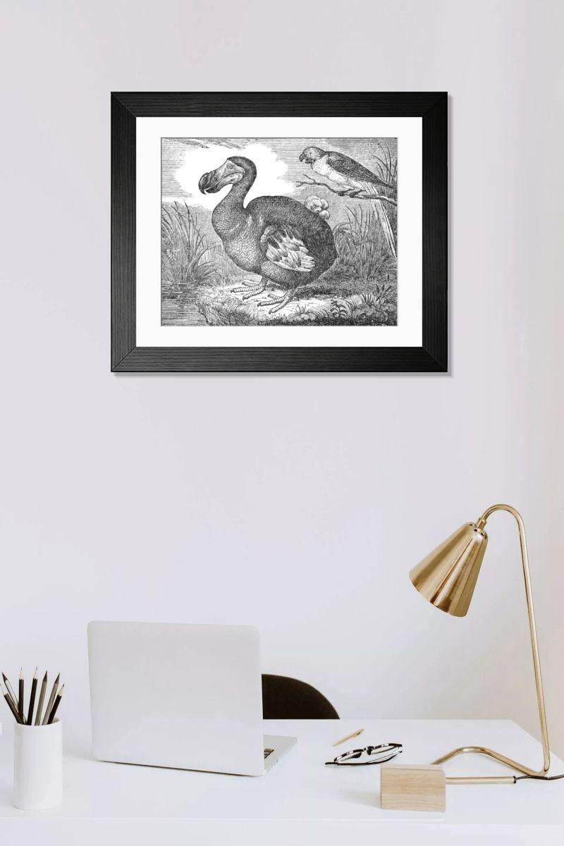 Shown hanging in a room: Modern 14"x12" (36x31cm)