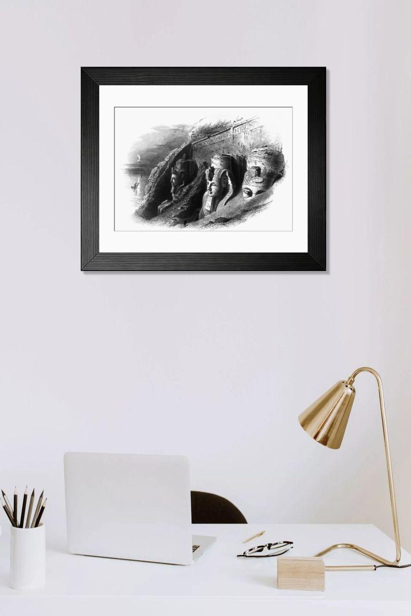 Shown hanging in a room: Modern 14"x12" (36x31cm)