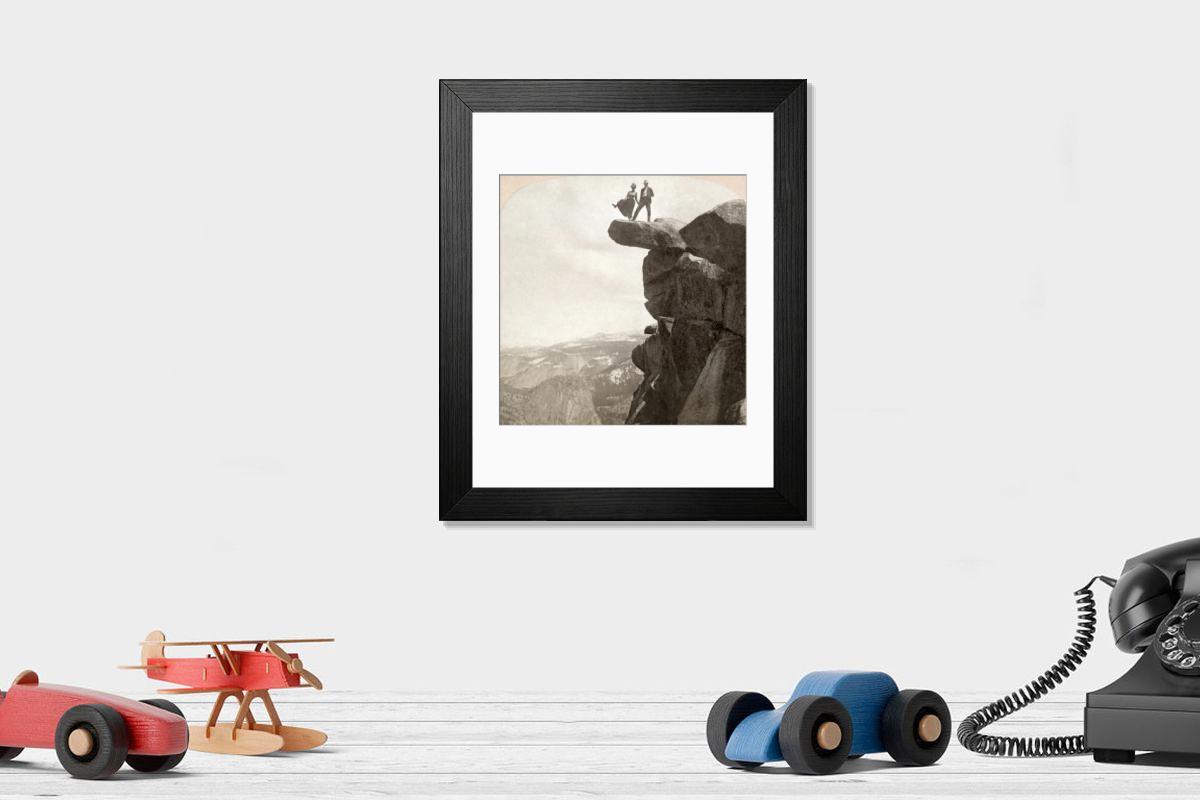 Shown hanging in a room: Modern 14"x12" (36x31cm)