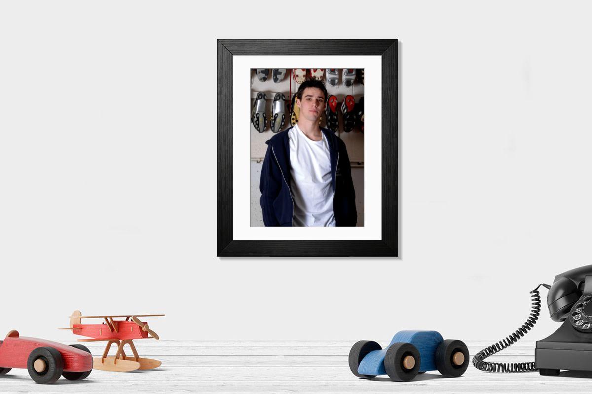 Shown hanging in a room: Modern 14"x12" (36x31cm)
