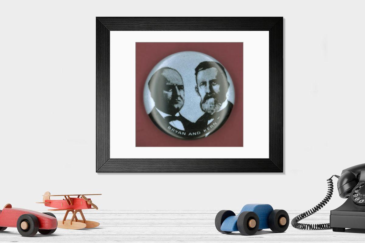Shown hanging in a room: Modern 14"x12" (36x31cm)