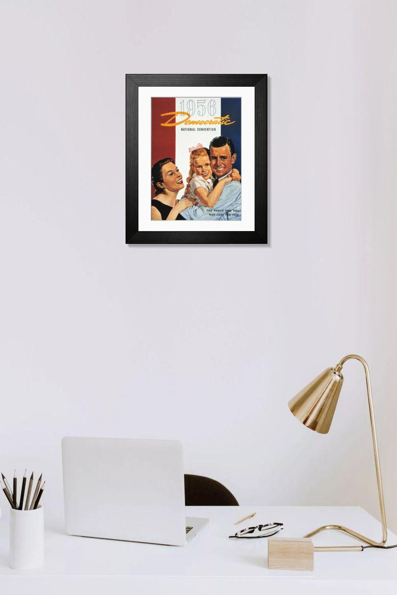 Shown hanging in a room: Modern 14"x12" (36x31cm)
