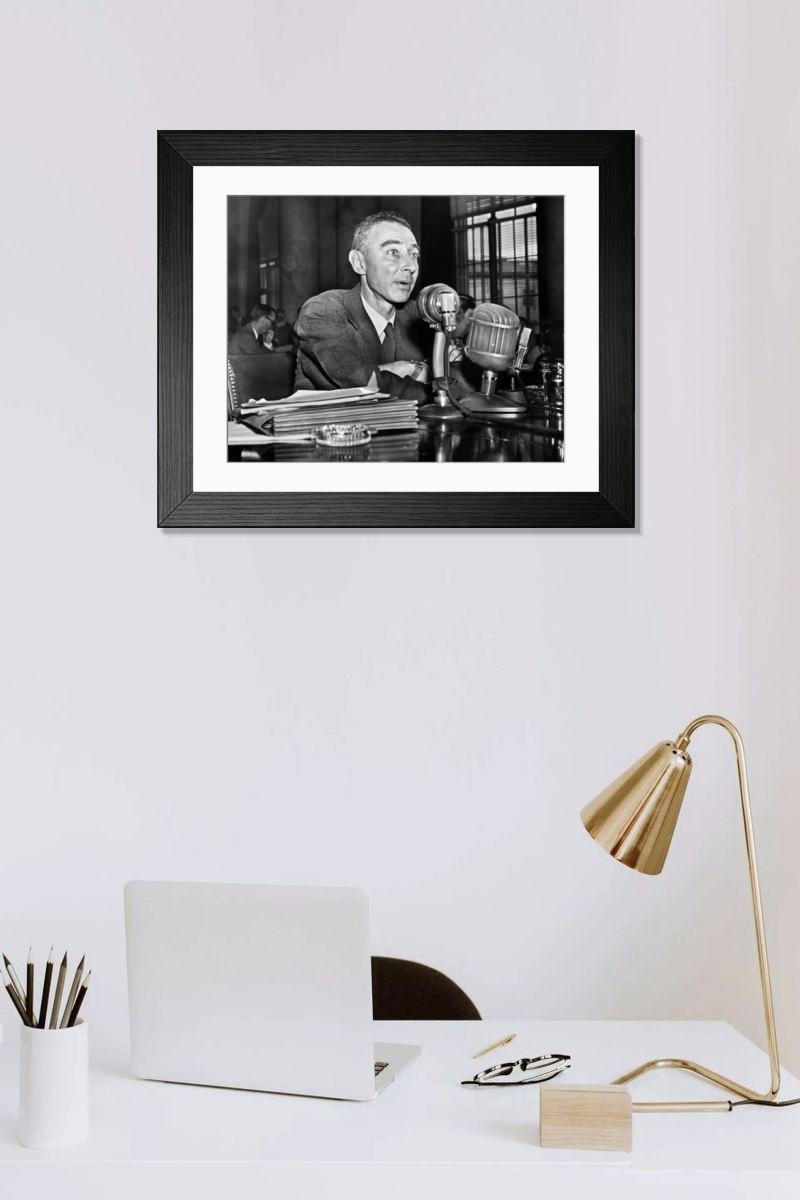 Shown hanging in a room: Modern 14"x12" (36x31cm)