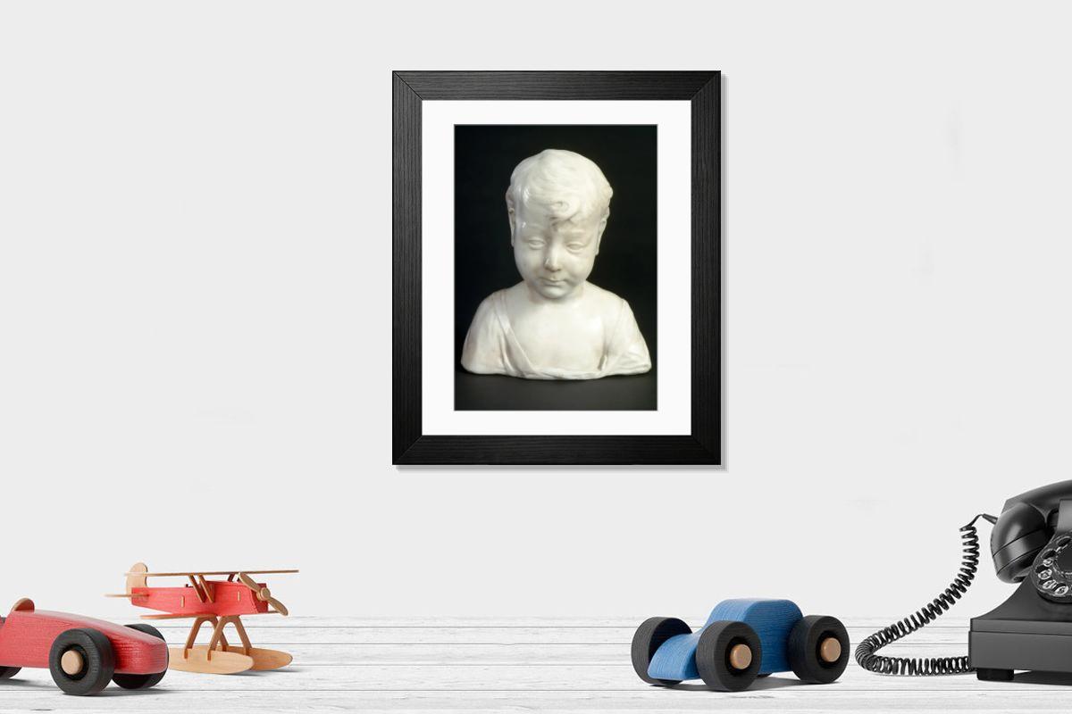 Shown hanging in a room: Modern 14"x12" (36x31cm)