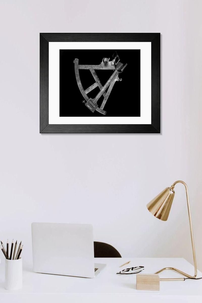 Shown hanging in a room: Modern 14"x12" (36x31cm)