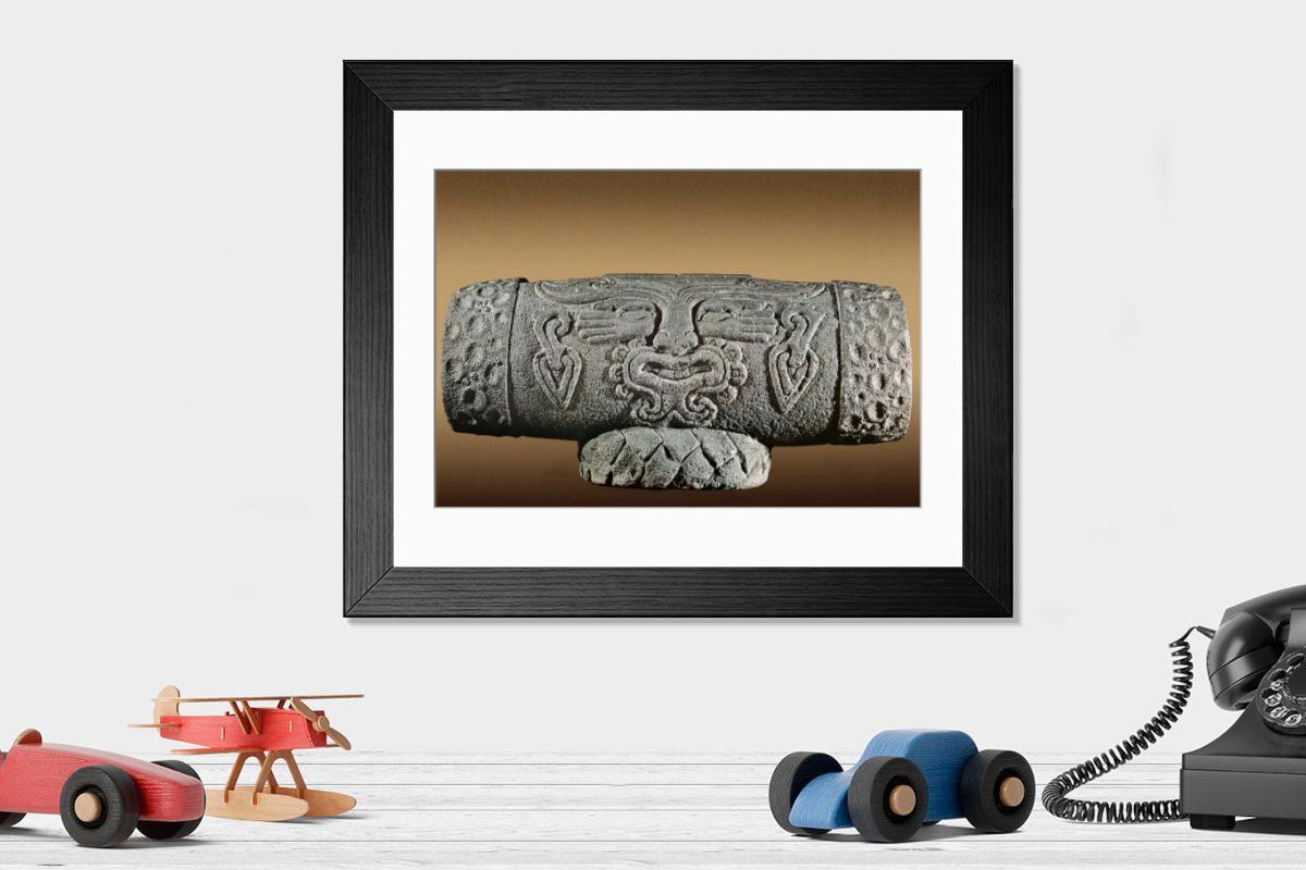 Macuilxochitl Teponaztli Votive Print