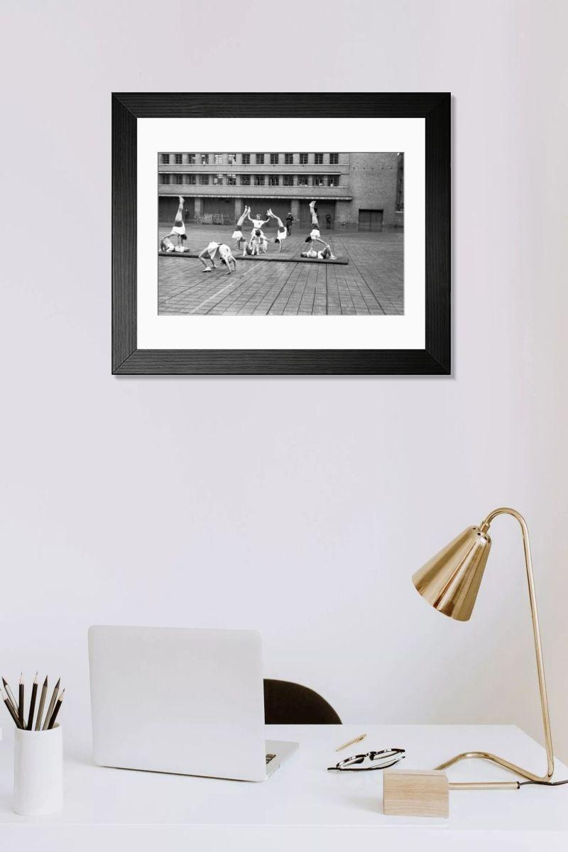 Shown hanging in a room: Modern 14"x12" (36x31cm)