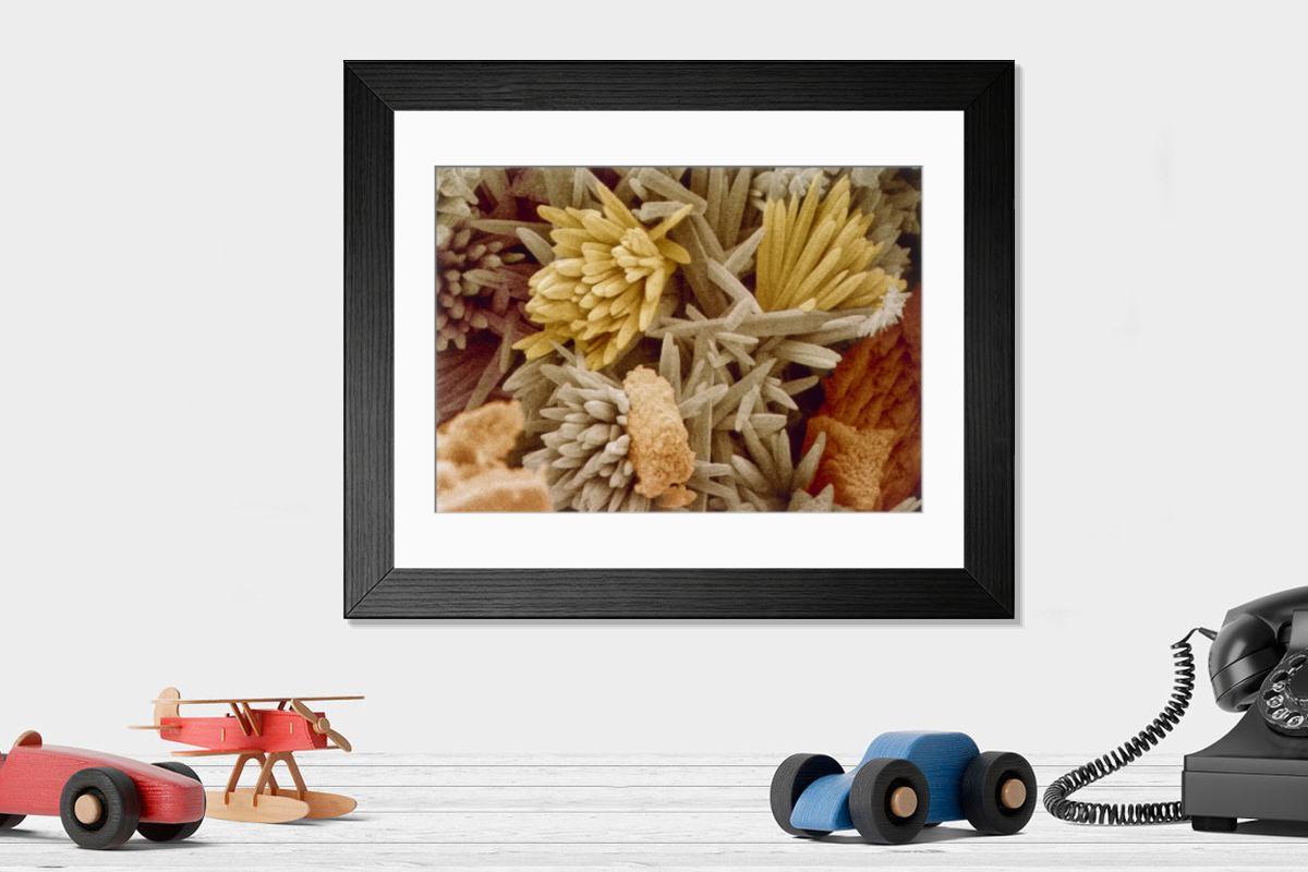 Shown hanging in a room: Modern 14"x12" (36x31cm)