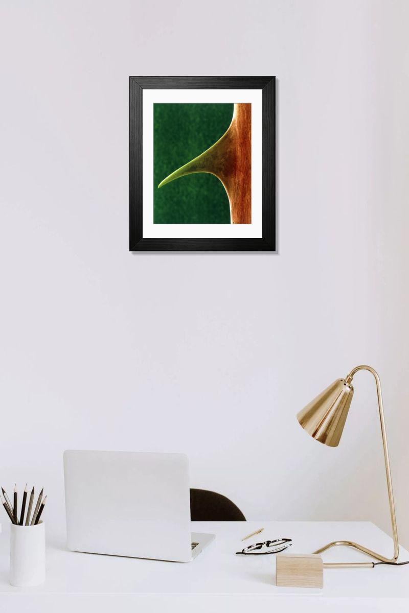 Shown hanging in a room: Modern 14"x12" (36x31cm)