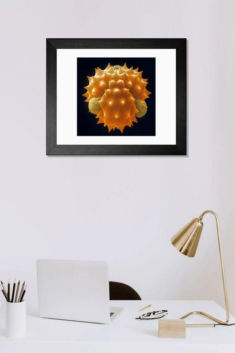 Shown hanging in a room: Modern 14"x12" (36x31cm)
