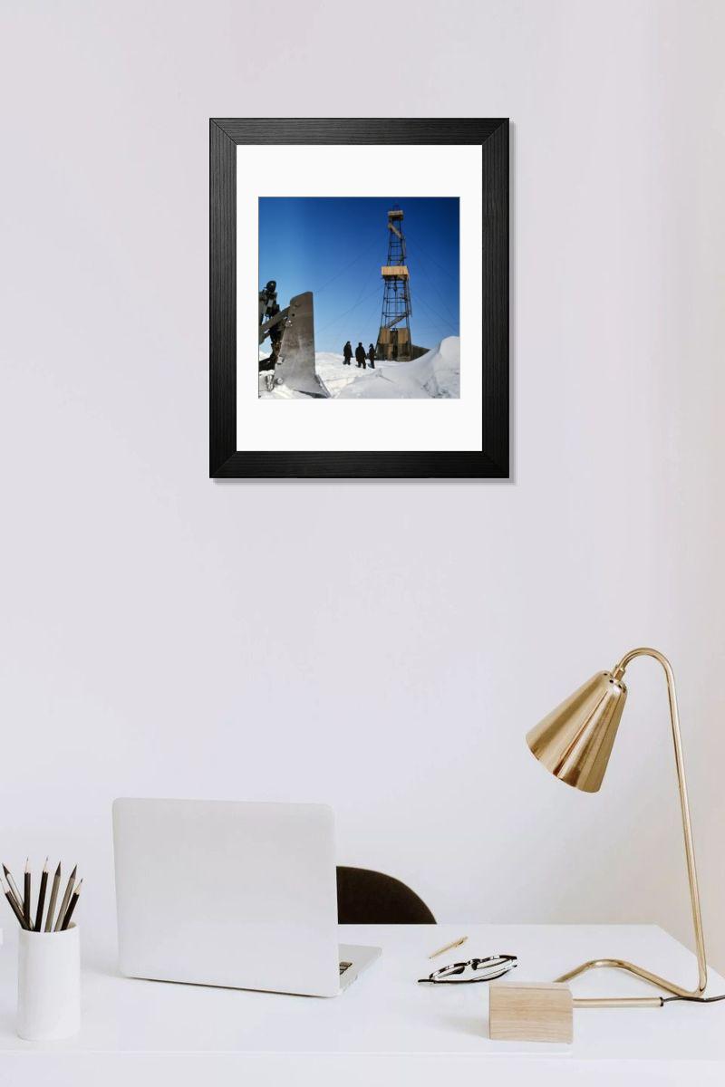 Shown hanging in a room: Modern 14"x12" (36x31cm)