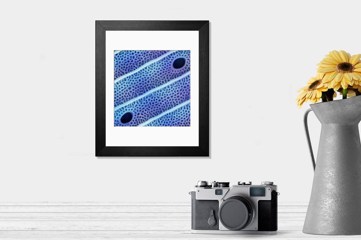 Shown hanging in a room: Modern 14"x12" (36x31cm)