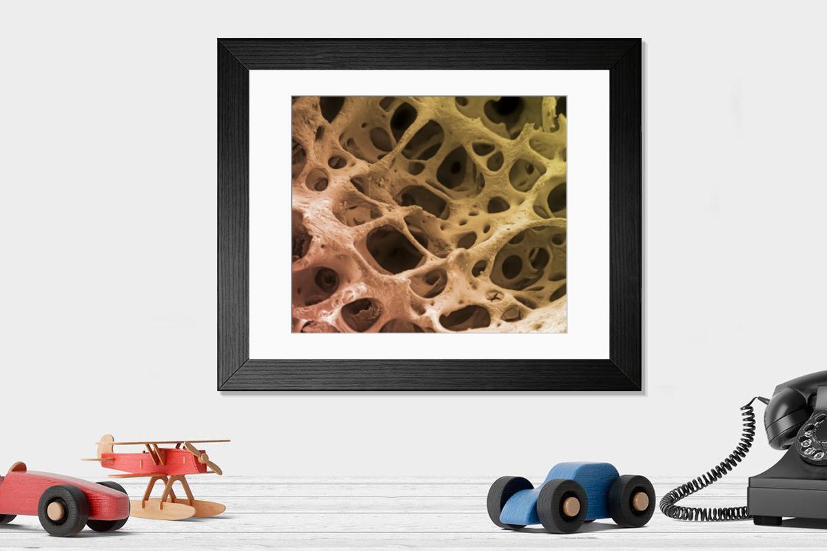 Shown hanging in a room: Modern 14"x12" (36x31cm)