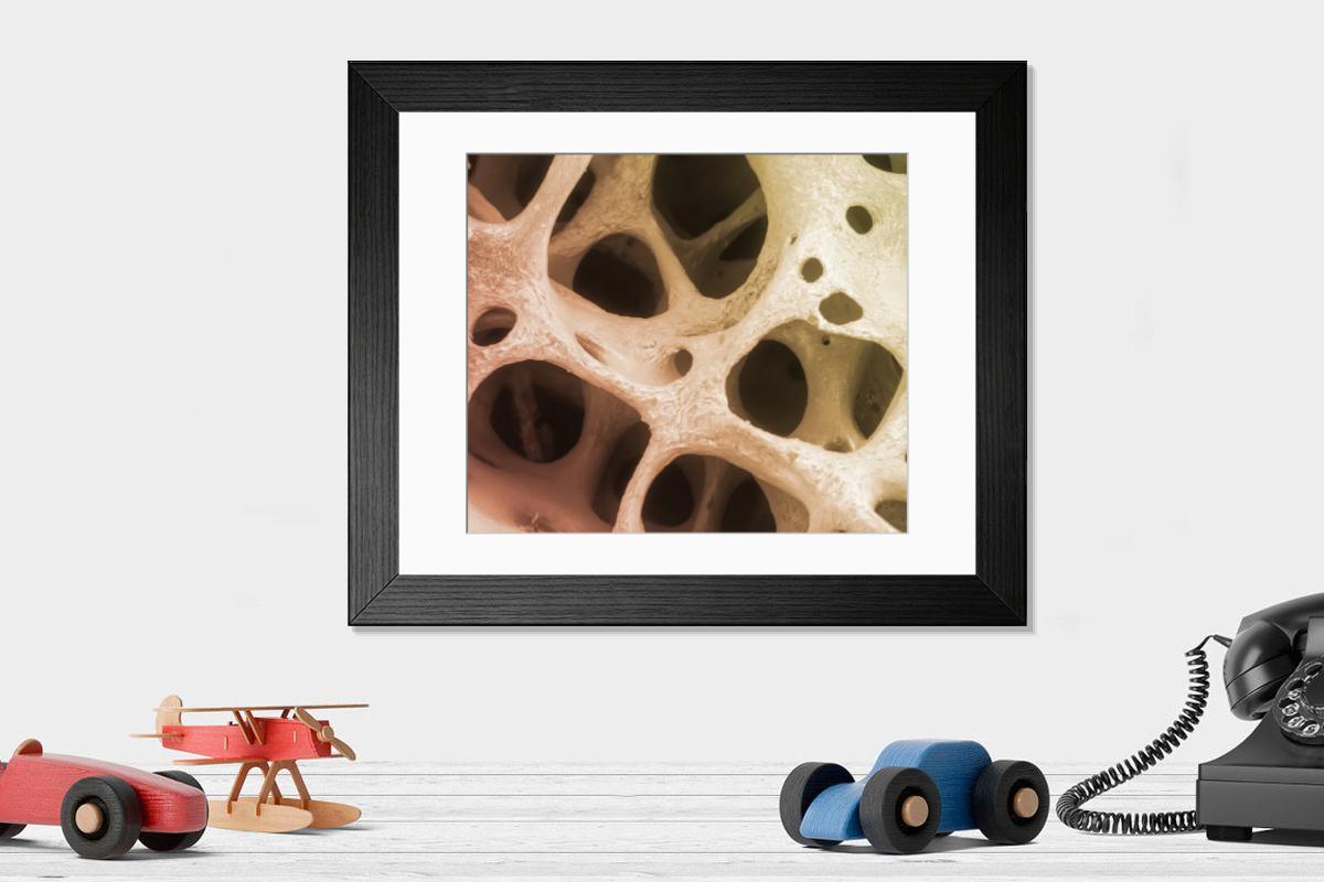 Shown hanging in a room: Modern 14"x12" (36x31cm)