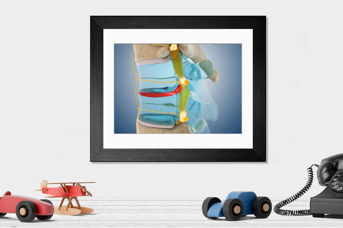 Shown hanging in a room: Modern 14"x12" (36x31cm)