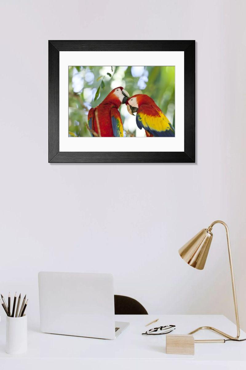 Shown hanging in a room: Modern 14"x12" (36x31cm)