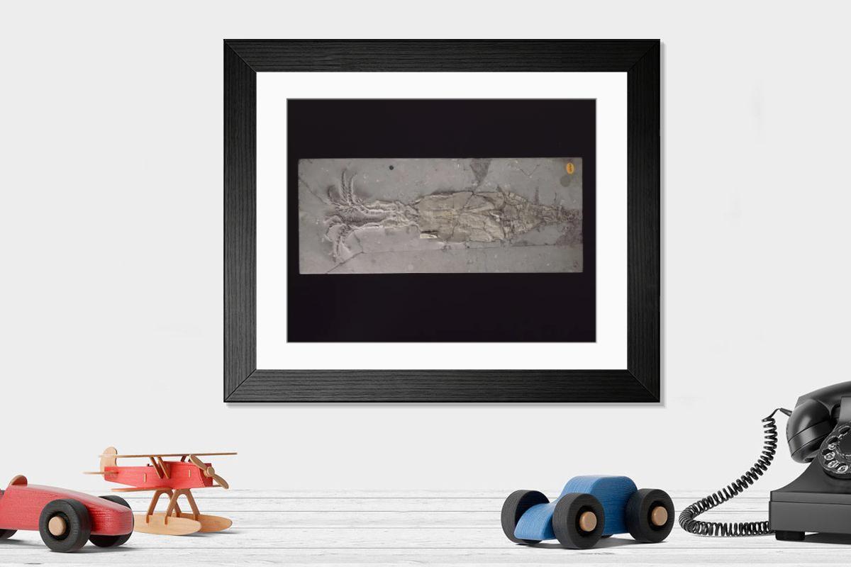 Shown hanging in a room: Modern 14"x12" (36x31cm)
