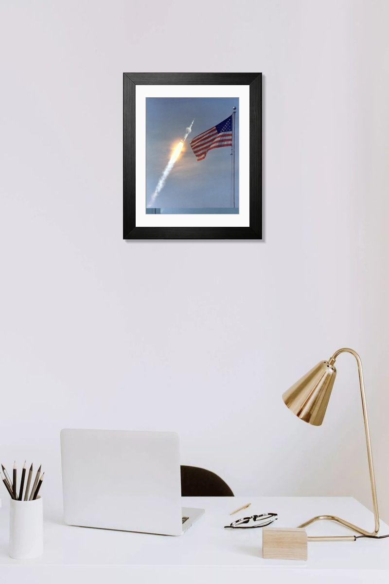 Shown hanging in a room: Modern 14"x12" (36x31cm)
