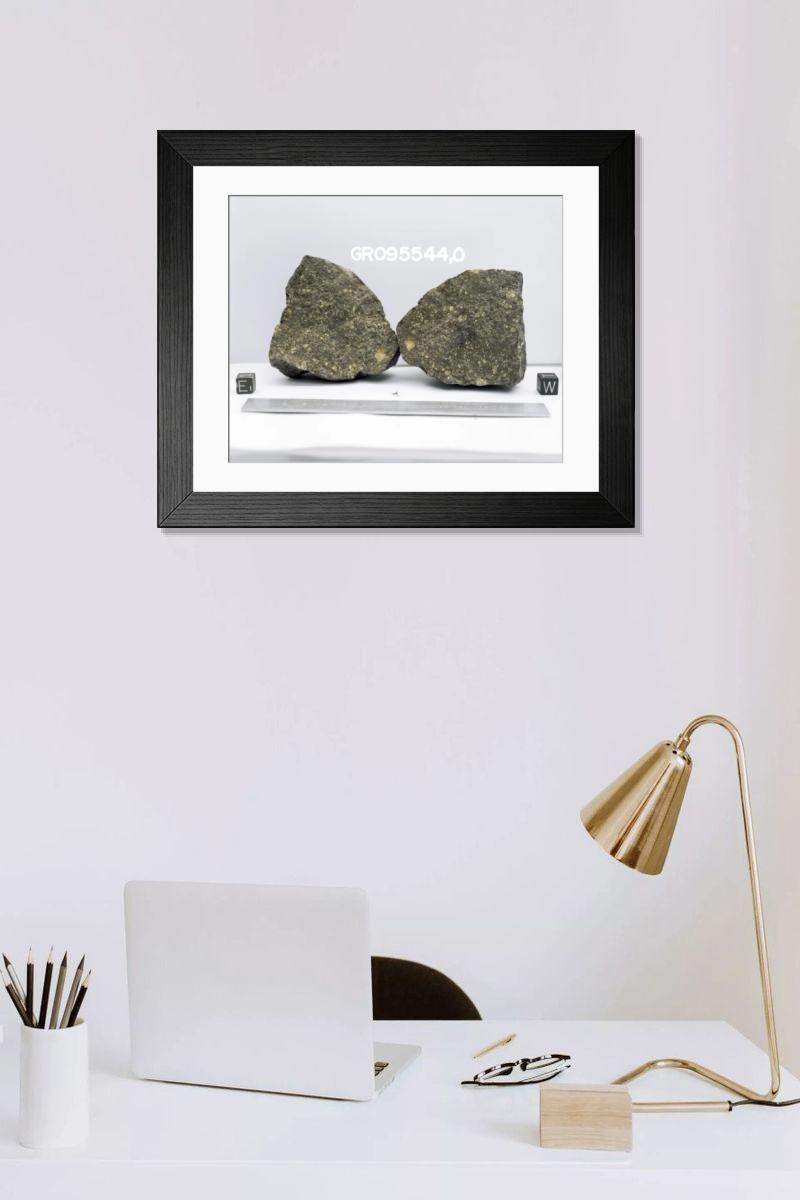 Shown hanging in a room: Modern 14"x12" (36x31cm)