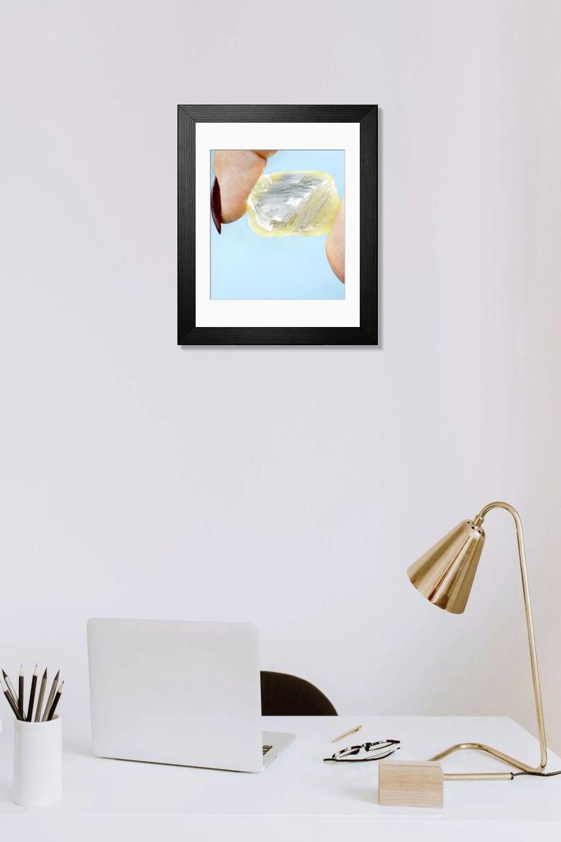 Shown hanging in a room: Modern 14"x12" (36x31cm)