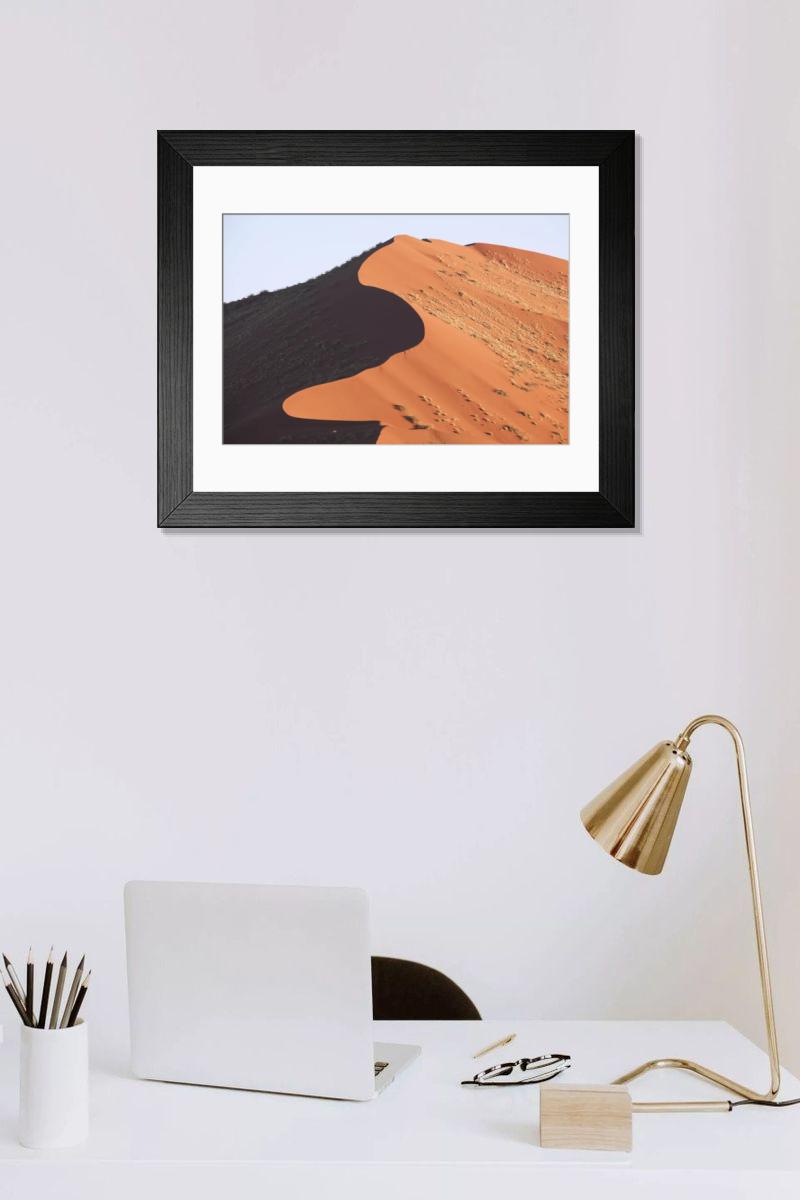 Shown hanging in a room: Modern 14"x12" (36x31cm)