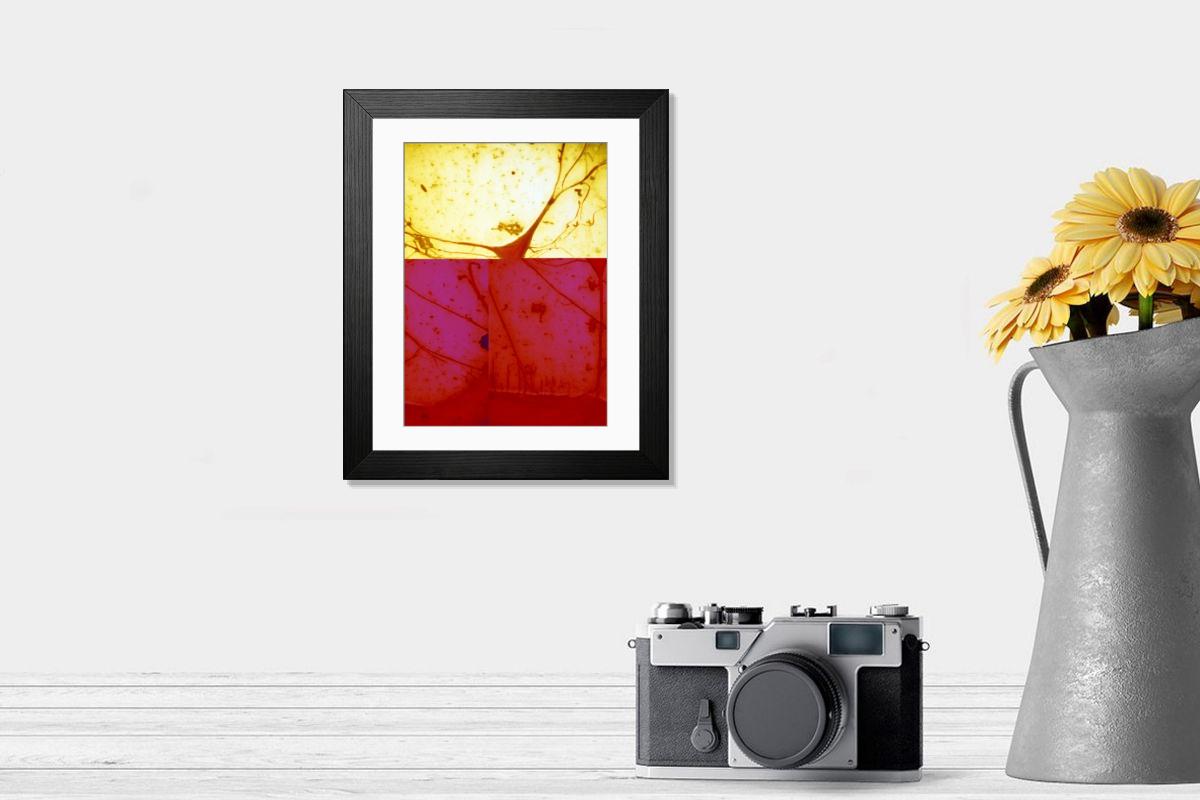 Shown hanging in a room: Modern 14"x12" (36x31cm)